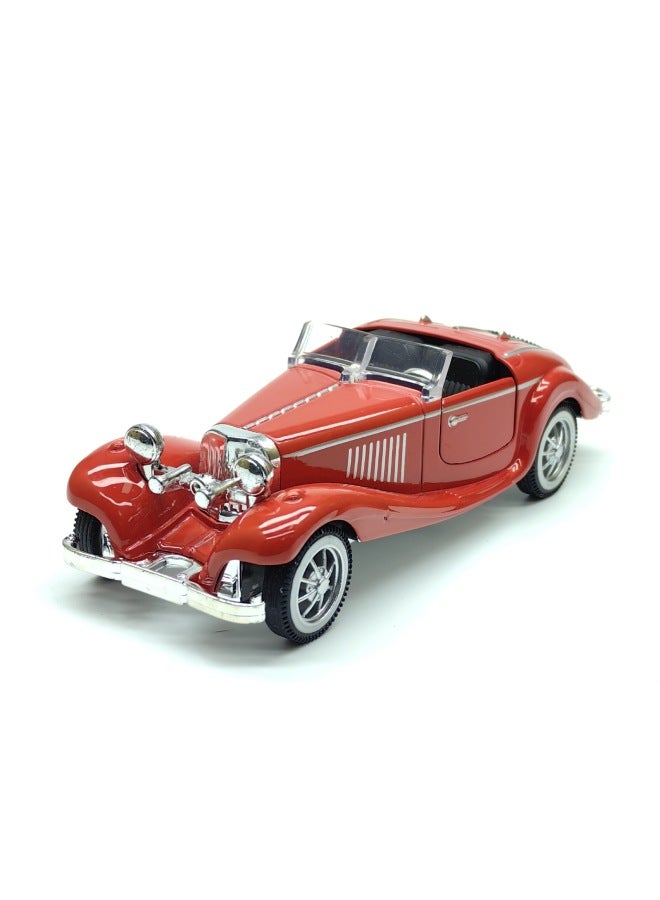Cross-border (bagged) 1:34 Ben K500 Convertible Alloy Car Model Back To Open The Door Simulation Car Retro Classic Car 