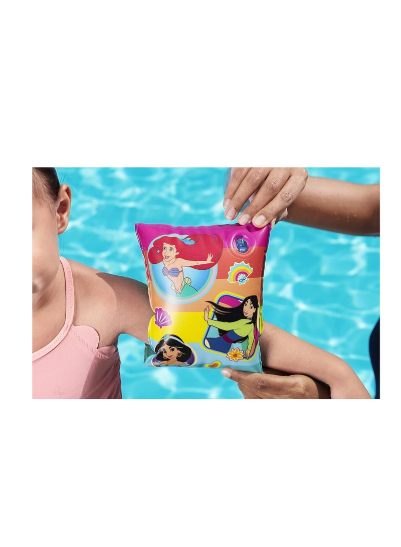 Bestway Disney Princess 23 cm x 15 cm Girls Inflatable Swimming Armbands For Pools - Image 2