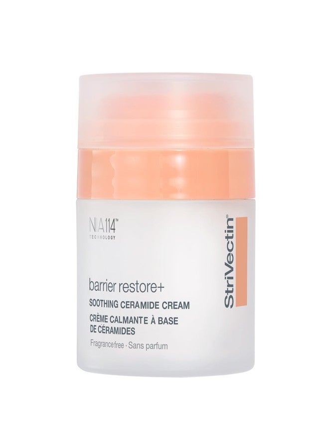 StriVectin Barrier Restore + Soothing Ceramide Cream with Ceramides + Niacinamide, Hydrating & Soothing, Fragrance‑Free, Turmeric, Face & Neck Moisturizer - Image 1