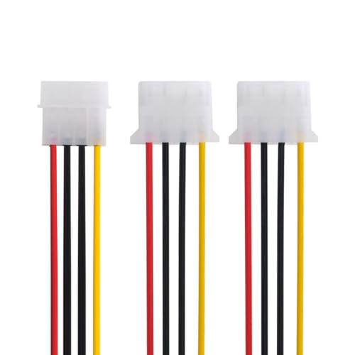 chenyang IDE 4Pin 1 to 2 Power Extension Cable 10cm Hard Disk Driver Power Splitter Cable for SSD HDD 5V 12V - Image 5