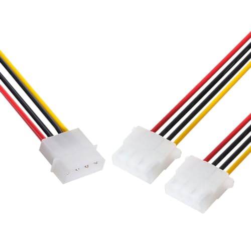 chenyang IDE 4Pin 1 to 2 Power Extension Cable 10cm Hard Disk Driver Power Splitter Cable for SSD HDD 5V 12V - Image 4