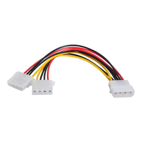 chenyang IDE 4Pin 1 to 2 Power Extension Cable 10cm Hard Disk Driver Power Splitter Cable for SSD HDD 5V 12V - Image 2