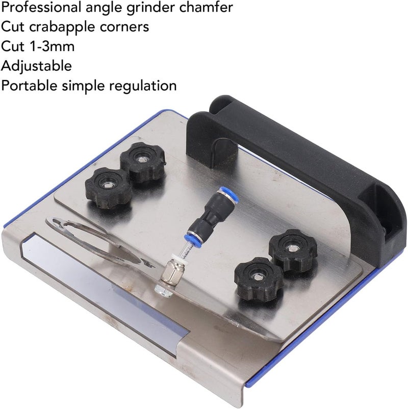 LICAEVEY 45 Degree Tile Chamfering Tool, Portable Adjustable Angle Grinder Stand Holder Base, Tile 45 Degree Chamfering Cutting Tool Bracket - Image 5