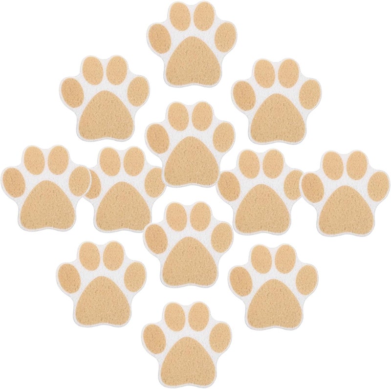20pcs Non-Slip Bathtub Stickers with Paw Print, Adhesive Bathroom Safety Strips, Anti-Slip Tub Decals for ’ Shower and Bath - Image 1