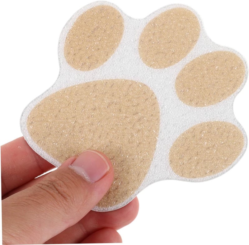 20pcs Non-Slip Bathtub Stickers with Paw Print, Adhesive Bathroom Safety Strips, Anti-Slip Tub Decals for ’ Shower and Bath - Image 4