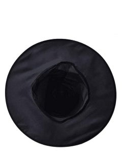 Brain Giggles Brain Giggles Witch Hat Mesh Adult Children Wizard Witch Hat for Masquerade Party Cosplay Accessory - Black  - Image 4