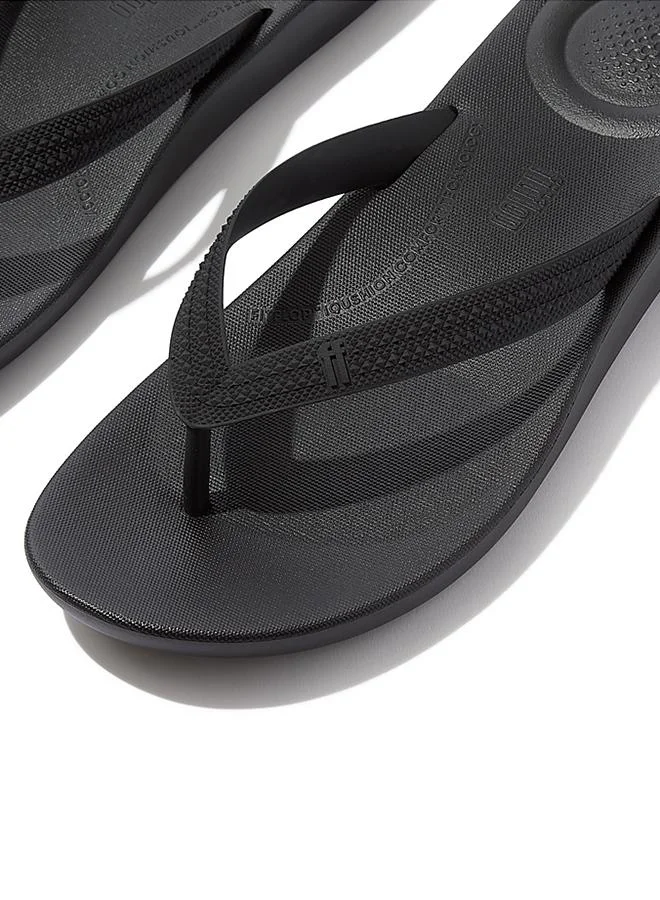 Fitflop iQUSHION MENS TEXTURED-STRAP FLIP-FLOPS
