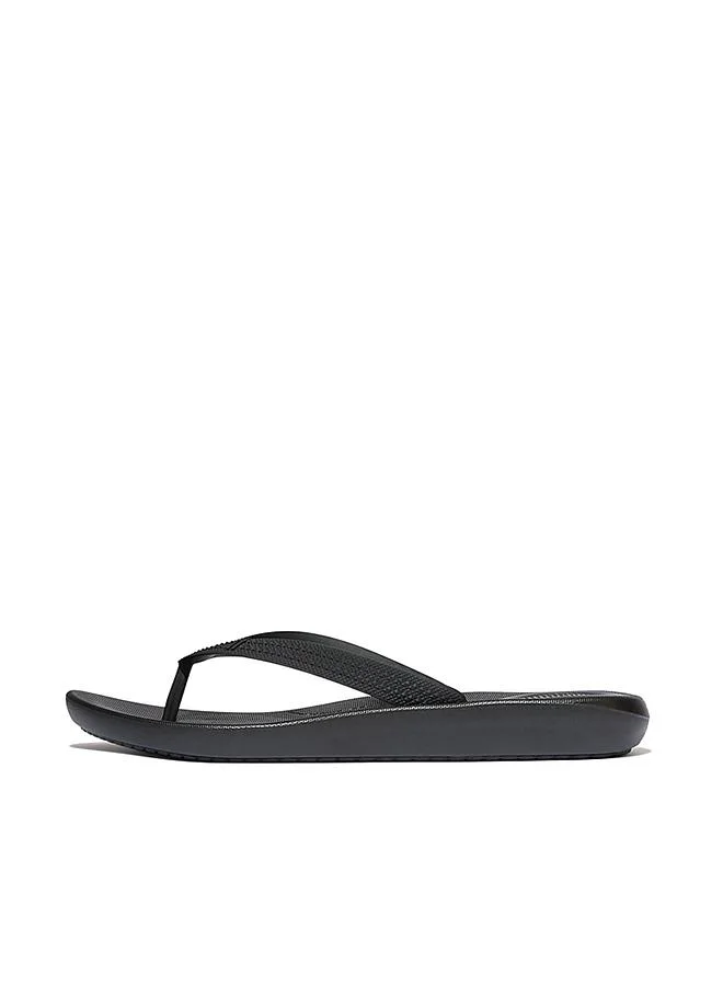 Fitflop iQUSHION MENS TEXTURED-STRAP FLIP-FLOPS
