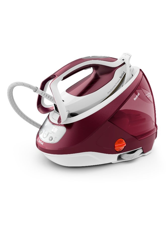 TEFAL Steam Station | Pro Express Protect High-Pressure 7.5 Bar Steam Generator Iron | With Calc Collector And Protect System | GV9220G0 1.8 L 2830 W GV9220G0 Red - Image 1