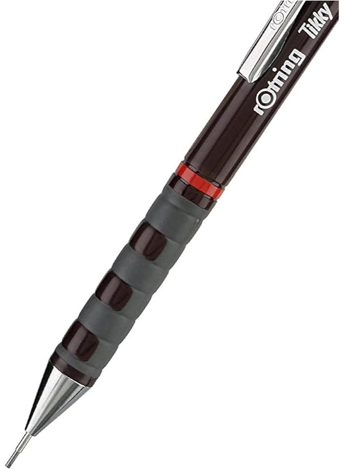 Rotring Tikki Mechanical Pencil with Grip, Brown, 1.0 mm - Image 1