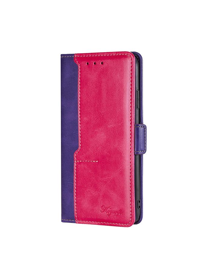 اس-توب جراب لهاتف Motorola Moto G بلون متباين نقي مع مشبك جانبي من الجلد - Image 2