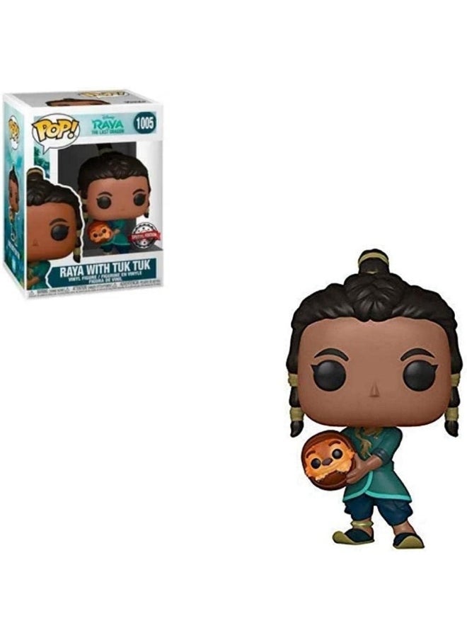 Funko Funko Pop! Disney: Raya and The Last Dragon – Raya and Baby Tuk Tuk Vinyl Figure  - Image 3