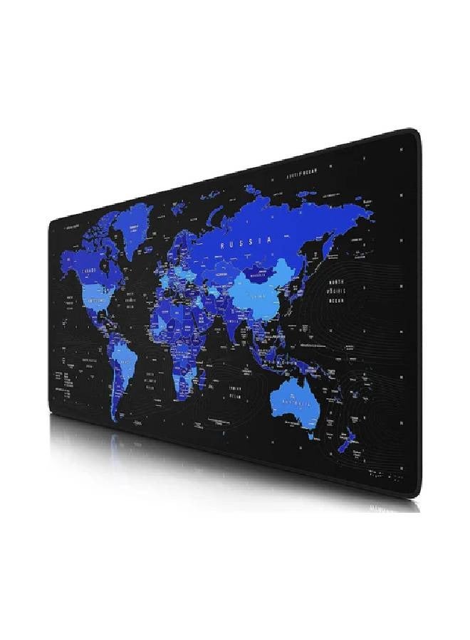 General General World Map Gaming Mouse Pad 70 X 30 cm – Anti Slip Base, Easy to Clean, Locking Edge  - Image 1