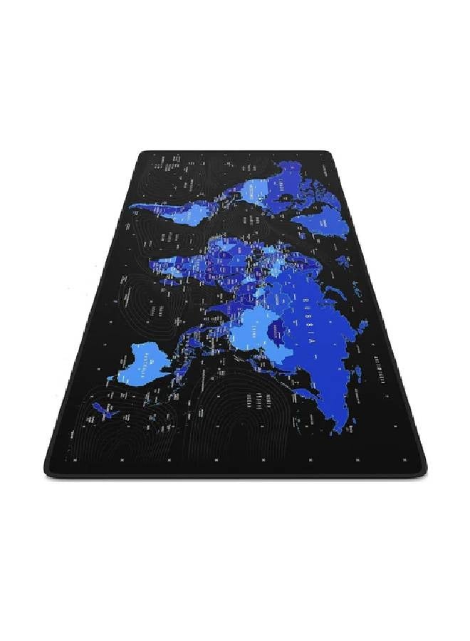 General General World Map Gaming Mouse Pad 70 X 30 cm – Anti Slip Base, Easy to Clean, Locking Edge  - Image 2