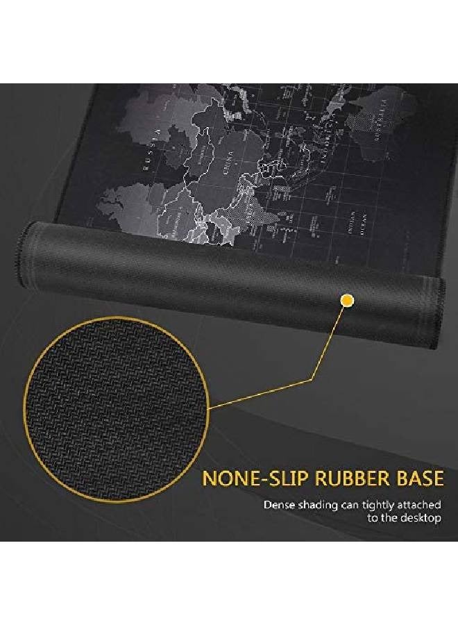 General General World Map Gaming Mouse Pad 70 X 30 cm – Anti Slip Base, Easy to Clean, Locking Edge  - Image 4