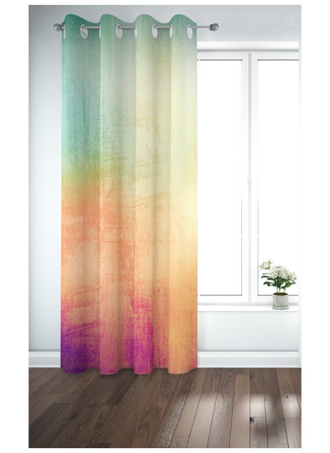 Cartela Print Curtain-Grommet - CRT023A-(1 panel) 130*260 cm