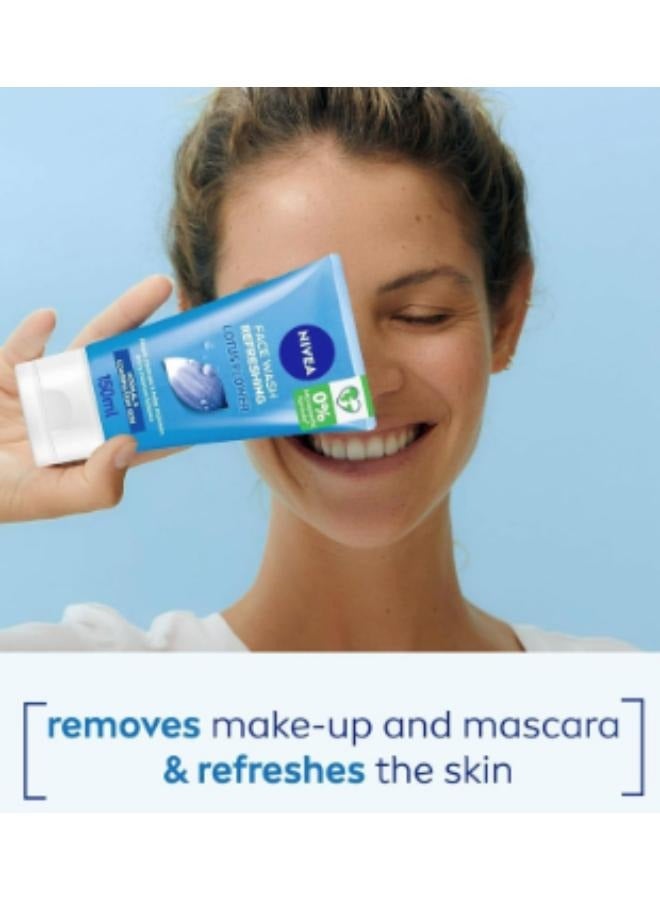 Nivea Nivea lotus flower refreshing face wash 150 ml...  - Image 4