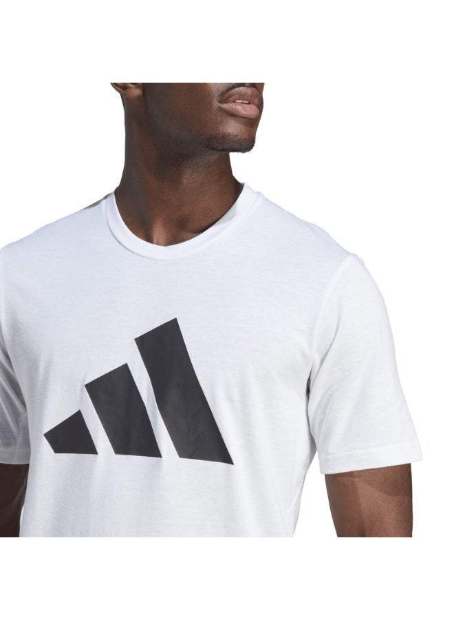 Adidas Tr-Es Fr Logo T White Training T-Shirts For Men XS  - Image 4