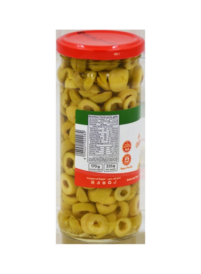 Freshia Sliced Green Olives 335g | Ready-to-Use Pre-Sliced Olives in Brine | Perfect for Pizza, Salad, Pasta & Sandwiches | Mediterranean Diet Staple | Vegan, Gluten-Free - Image 3