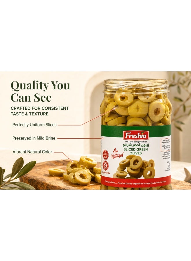 Freshia Sliced Green Olives 335g | Ready-to-Use Pre-Sliced Olives in Brine | Perfect for Pizza, Salad, Pasta & Sandwiches | Mediterranean Diet Staple | Vegan, Gluten-Free - Image 5