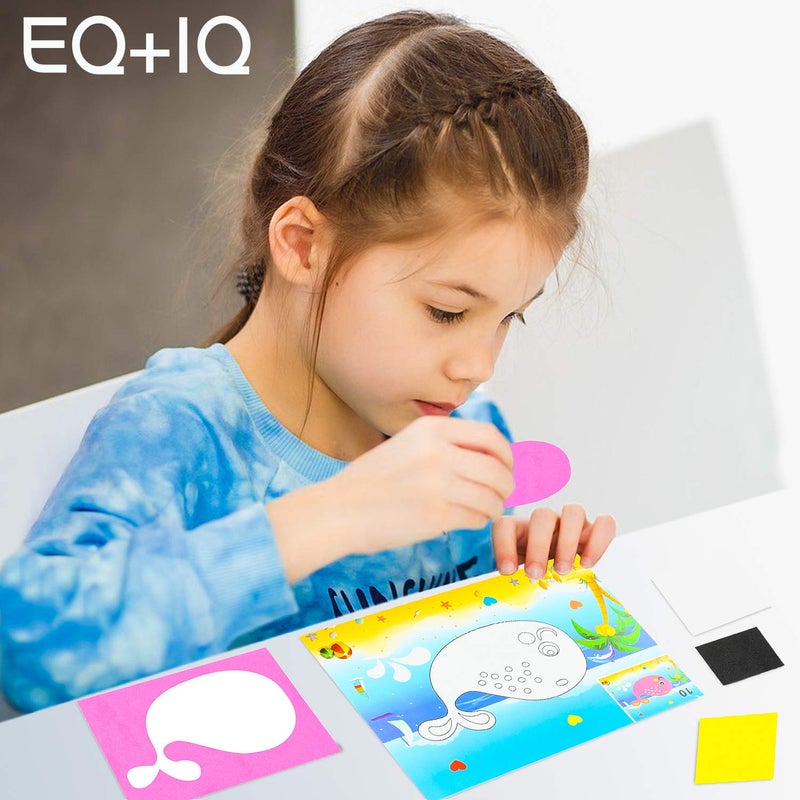 MALLMALL6 20Pcs Mosaic Sticker Art Kits for Kids Toddler Unisex - Image 5