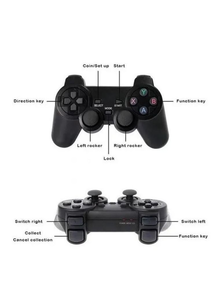 4K HD video game console, dual 2.4G wireless controllers, plug-and-play video game stick, built-in 10,000 games, retro handheld game console  - Image 5