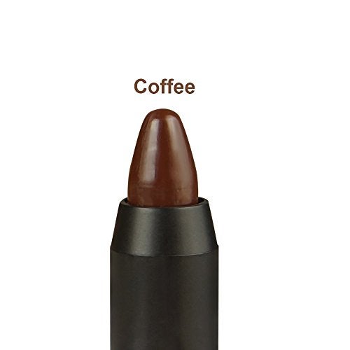 Joyous Professional Temporary Hair Chalk Pen Hair Dye Color Non-toxic No Mess Cover White Hair Color Patch Works on All Hair Natural Black Color 3 packs/set (Coffee) - Image 2