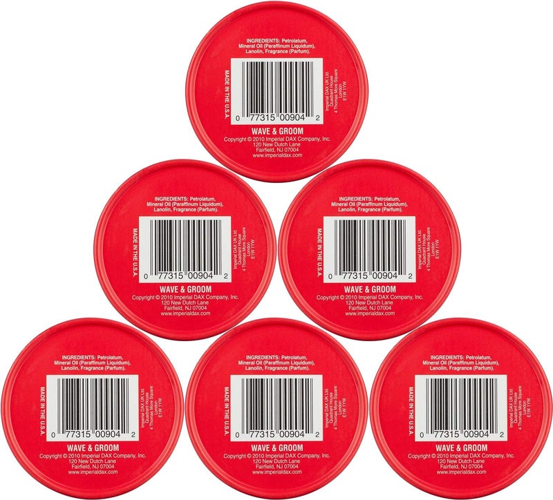 Dax Wave and Groom Hair Dress, 3.5-Ounce Jars (Pack of 6) - Image 4