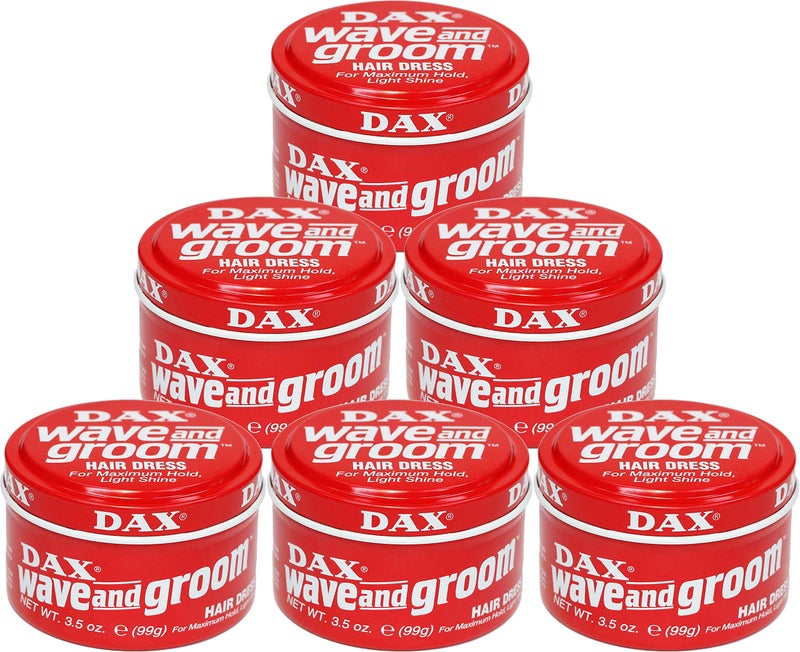 Dax Wave and Groom Hair Dress, 3.5-Ounce Jars (Pack of 6) - Image 1