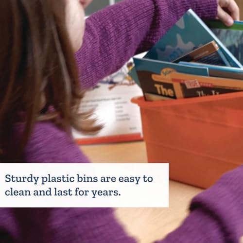 Really Good Stuff-160103CL Durable Magazine,Book,Folder and File Holders Ideal for Narrow or Vertical Storage Needs– Instantly Color Code Your Classroom–Choose from 22 Colors(Single Color Set of 12) - Image 4