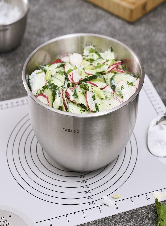 ZWILLING Fresh & Save BOWLS Vacuum Stainless Steel Bowl, Medium, Airtight Food Storage Container for Meal Prep, Leftovers and Mixing, BPA-Free, Dishwasher Safe - Image 5