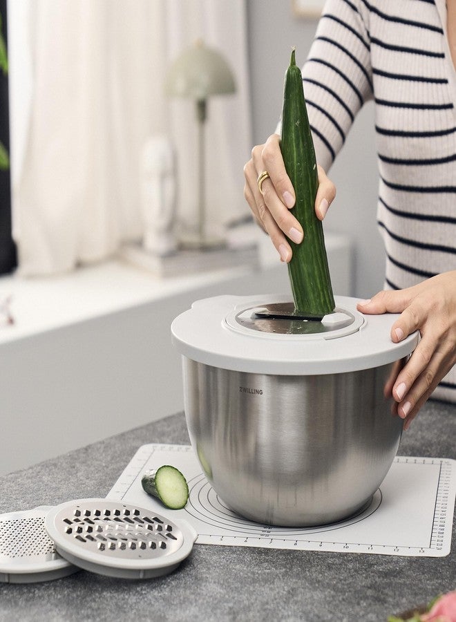 ZWILLING Fresh & Save BOWLS Vacuum Stainless Steel Bowl, Medium, Airtight Food Storage Container for Meal Prep, Leftovers and Mixing, BPA-Free, Dishwasher Safe - Image 4