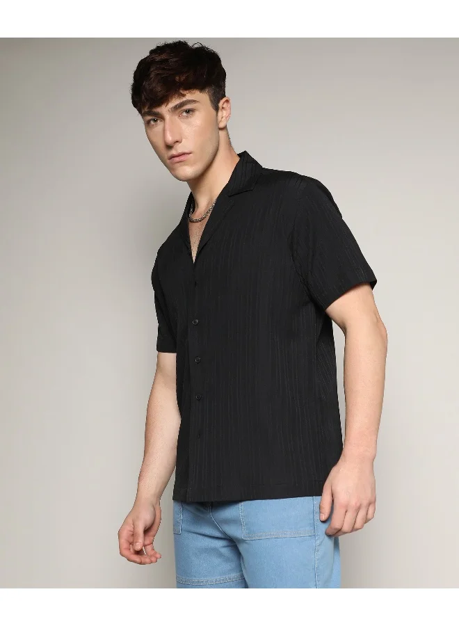 كامبوس سوترا قميص مخطط ذاتي التصميم للرجال