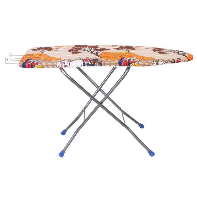 GRAZIA Steel and Wooden Folding Ironing Table (112x40cm)- Assorted Prints - Image 4