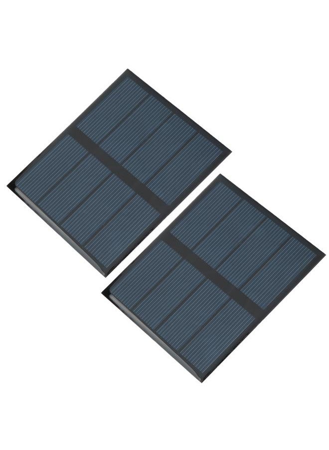 Thoraya 2Pcs Solar Panel Module 0.6W 2V DIY Portable Polycrystalline Silicon Solar Charger  - Image 3