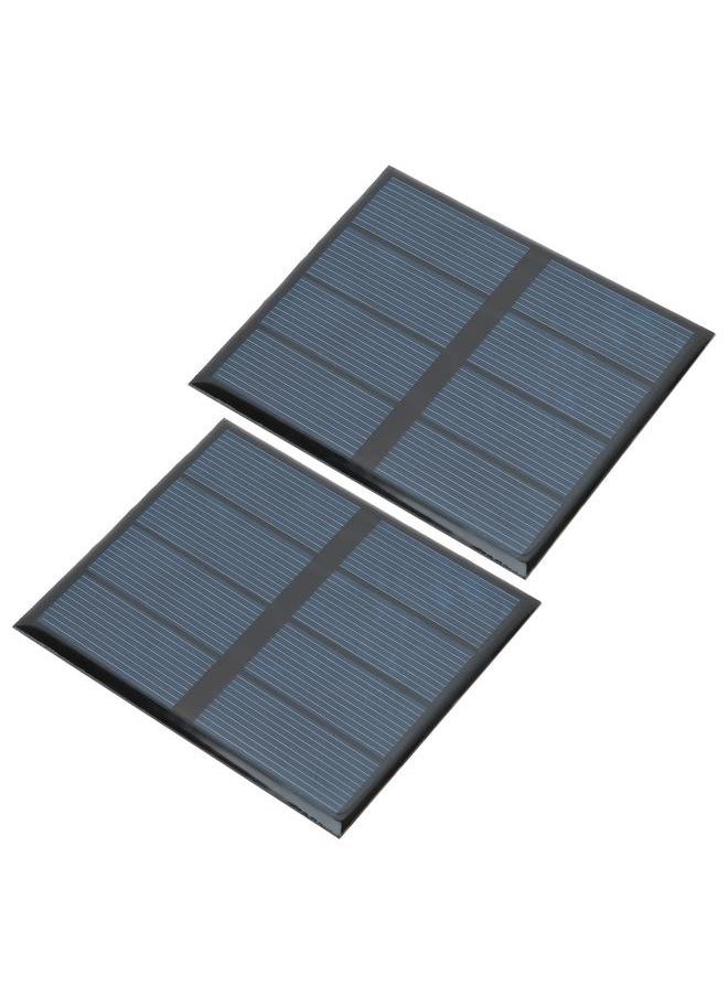 Thoraya 2Pcs Solar Panel Module 0.6W 2V DIY Portable Polycrystalline Silicon Solar Charger  - Image 5