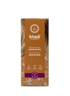 Khadi khadi Ayurvedic Natural Hair Color, 100% herbal, vegan, PPD & chemical free, certified natural cosmetics for healthy hair (DARK BLONDE, 1 Pack (1 x 3.5oz)) 