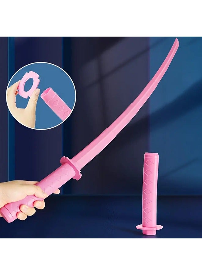 3D Retractable Samurai Sword Model Toys, Creative Decompression Super Healing Tricky Toy/Funny Plastic Telescopic Katana Cosplay Gift - Image 4