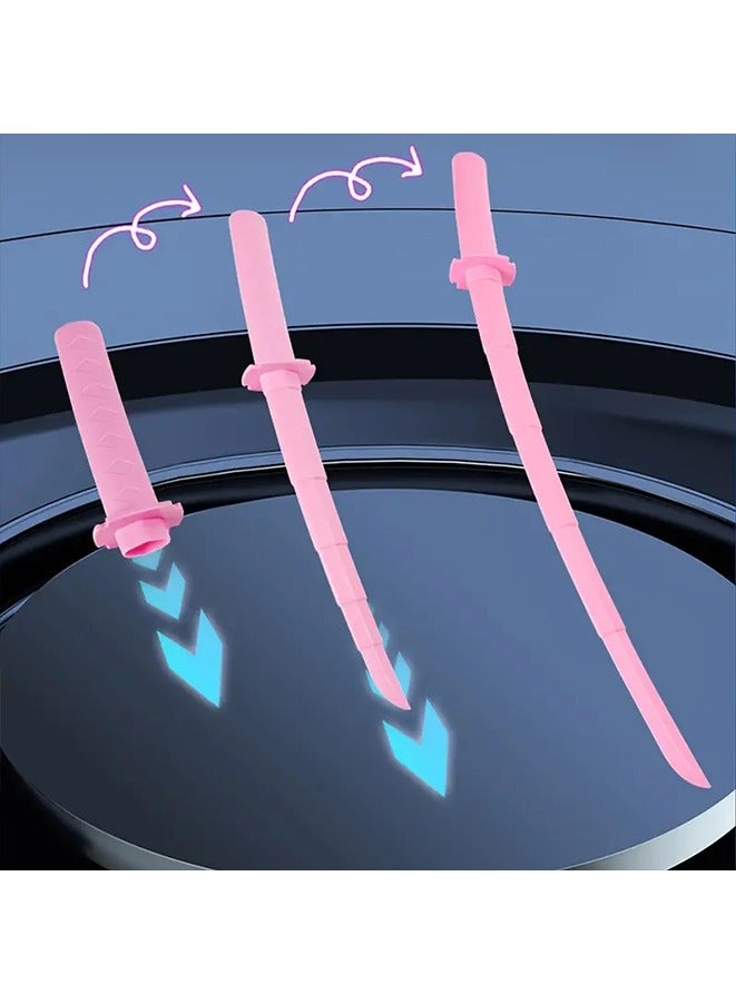 3D Retractable Samurai Sword Model Toys, Creative Decompression Super Healing Tricky Toy/Funny Plastic Telescopic Katana Cosplay Gift - Image 5