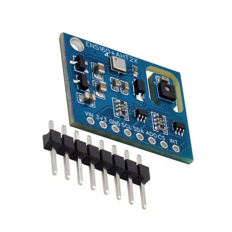ENS160 AHT21 وحدة استشعار جودة الهواء درجة الحرارة الرطوبة ثاني أكسيد الكربون I2C - Image 1