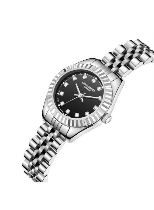 Lee Cooper Lee Cooper Women's Watch, Analog Display and Metal Strap - LC07956.350, Silver