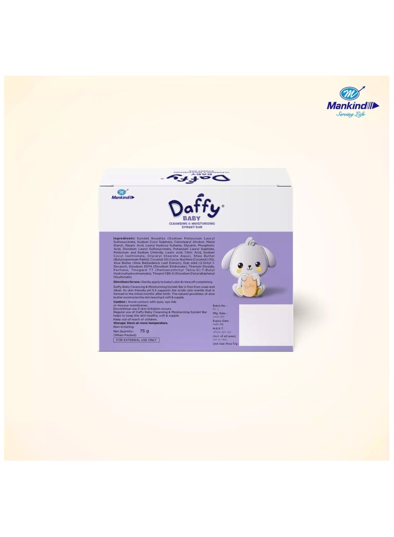 Daffy Baby Ph 5.5 Cleansing & Moisturizing Bathing Bar 75gm  - Image 2