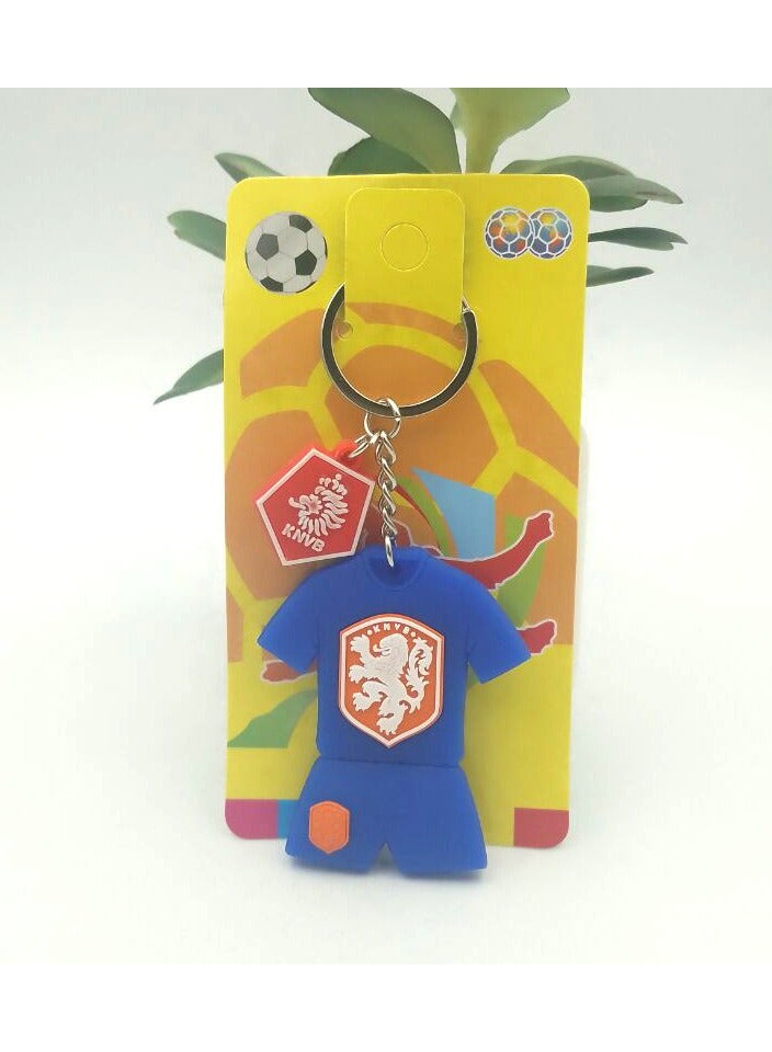 Generic Real Madrid Have Messi Neymar Levan Haaland Jersey Keychain PVC Soft Rubber Keychain Pendant