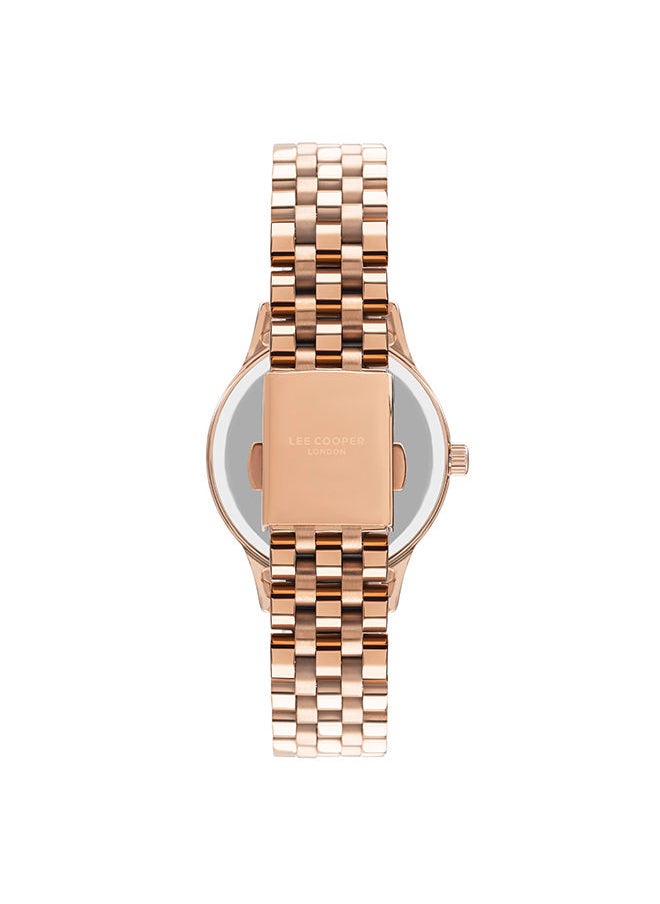 Lee Cooper - Women Analog Tonneau Shape Metal Wrist Watch 35 mm - Image 1