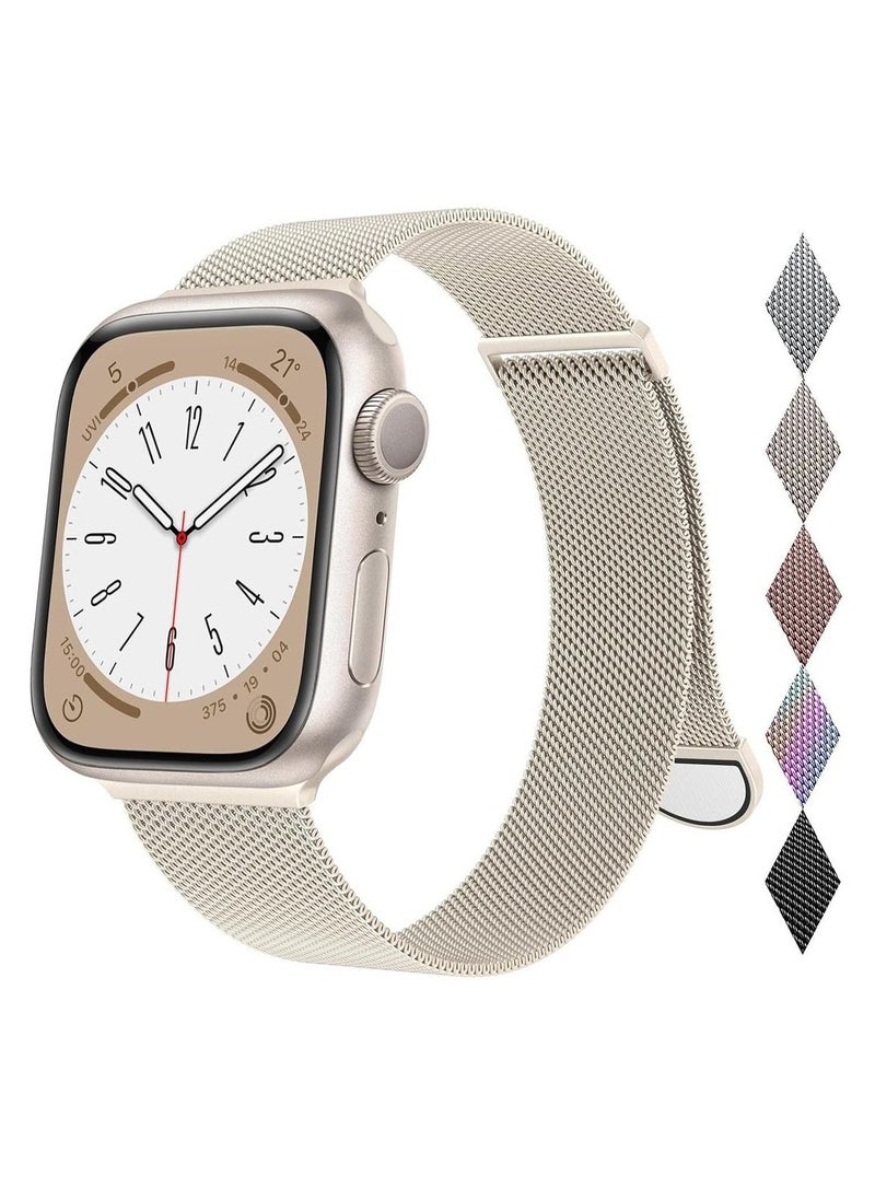 Generic - Compatible With Apple Watch Band 49mm 45mm 44mm 42mm For Women And Men Magnetic Metal Stainless Steel Strap Wristband Compatible For IWatch Ultra 2/1 Series - Image 1