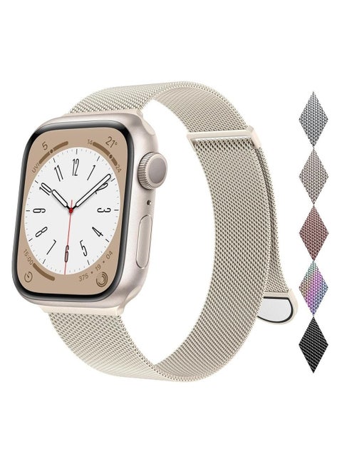 Compatible With Apple Watch Band 49mm 45mm 44mm 42mm For Women And Men Magnetic Metal Stainless Steel Strap Wristband Compatible For IWatch Ultra 2/1 Series
