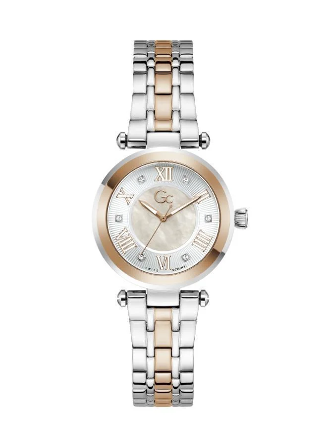 Gc TopChic Mid Size Metal Analogue Watch