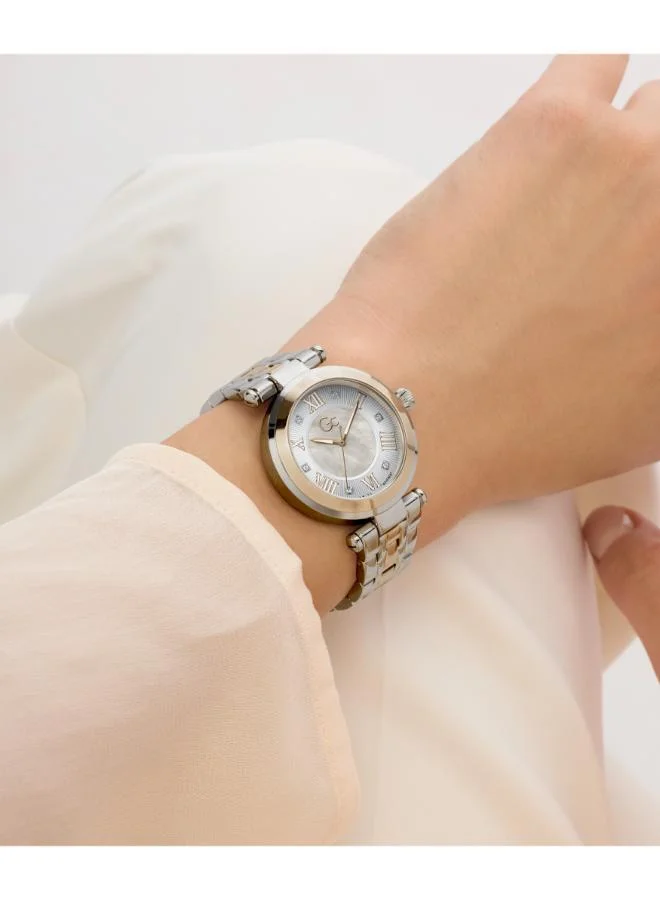 Gc TopChic Mid Size Metal Analogue Watch