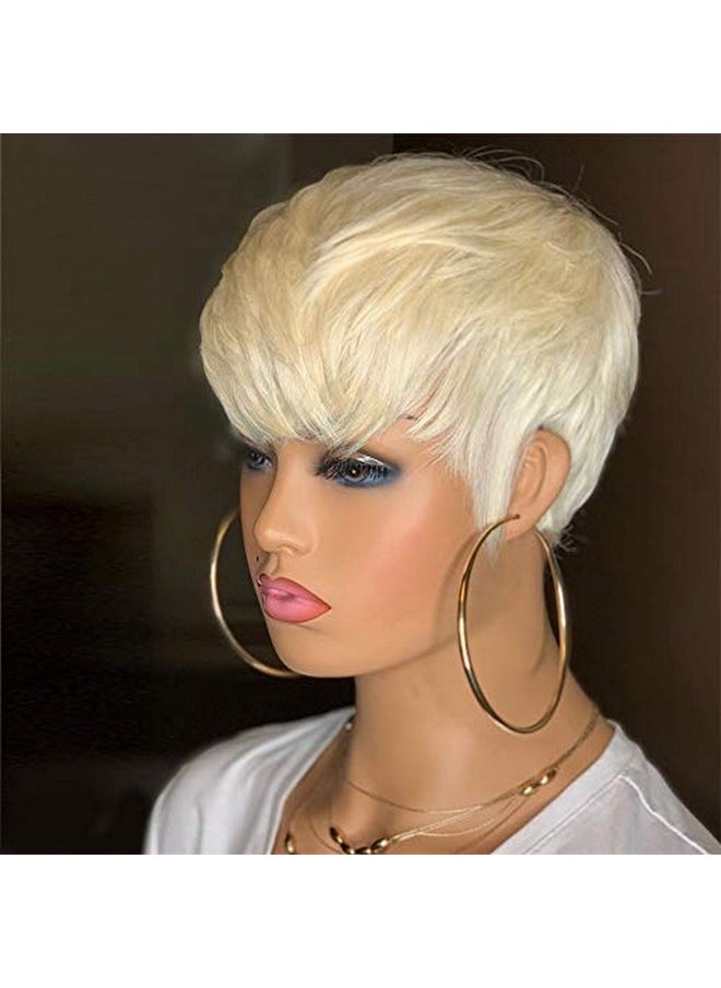 BeiSDWig BeiSDWig Short Pixie Haircut Synthetic Short Wigs for Black Women Short Hairstyles for Women Wig Short Hair (7345A)  - Image 2