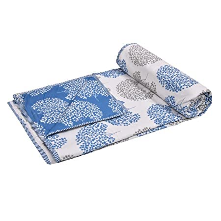 MITUL 100 Cotton Reversible Dohar Double Bed Size Jaipuri Printed Artisan Block Design Blanket Soft Lightweight AC Summer Comforter Quilt HM Cotton DOHAR NO 1 Double Bed - Image 2